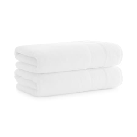 Monarch Brands Turkish Bath Towels, 30in x 60in, Solid , White, 2PK PNP-BT-TS-3060-18-WHT